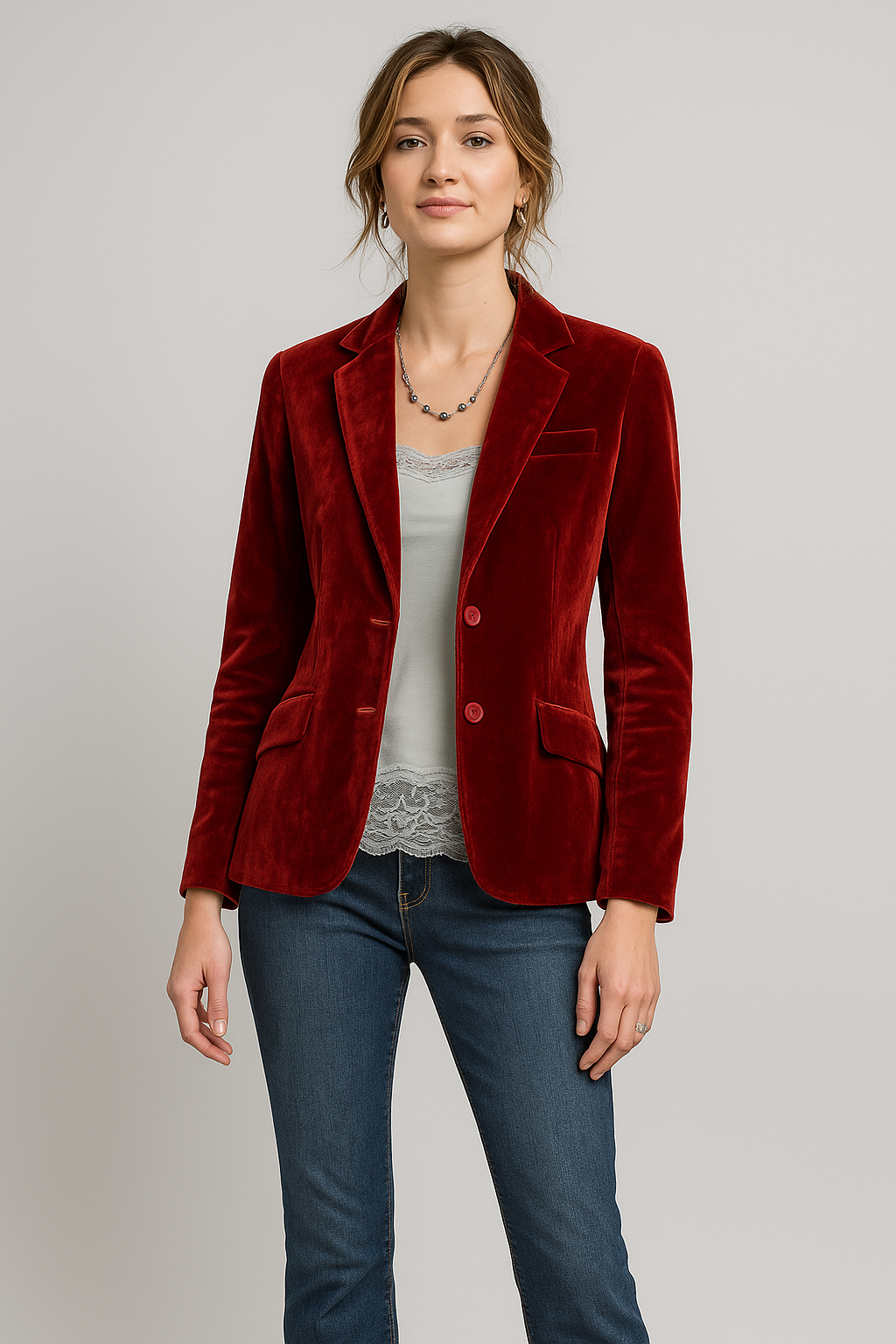 Slim-Fit Blazer Single Breasted for Women | Louise