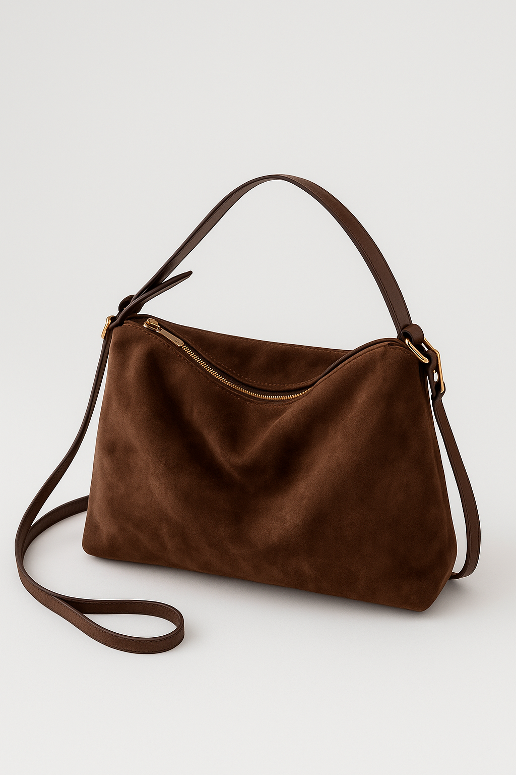 Soft Suede Shoulder Bag for Women | Maria