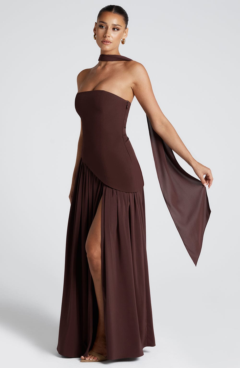 Strapless Maxi Dress Elegant Design For Women | Lirena 6