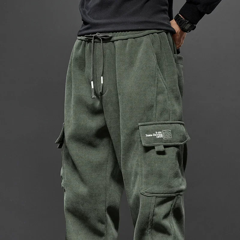 Taflin | Tactical Fleece Cargo Mens Joggers 4
