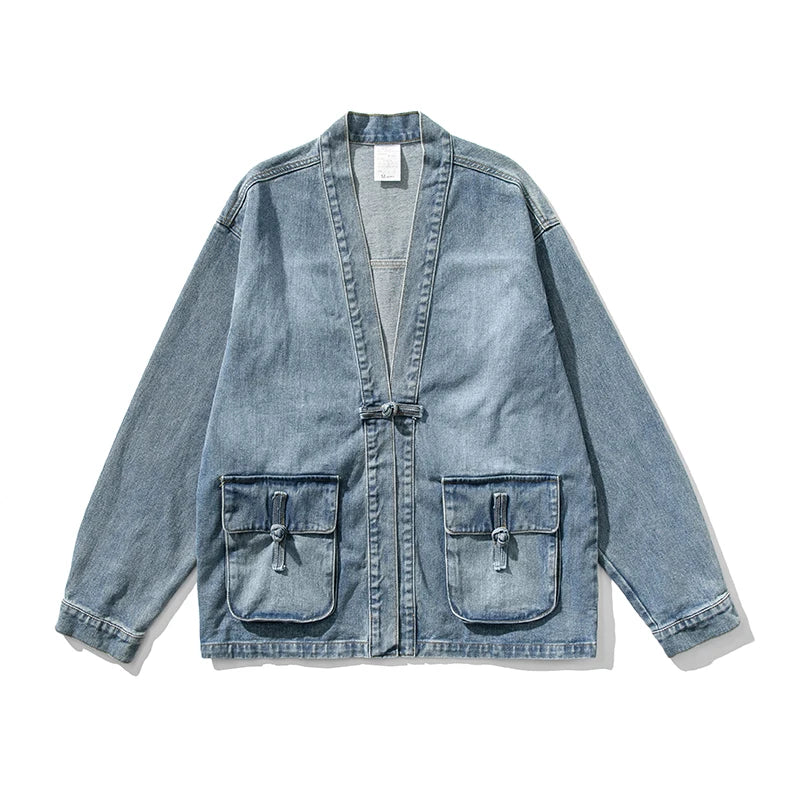 Vinta | Vintage Wash Denim Kimonos For Women 2
