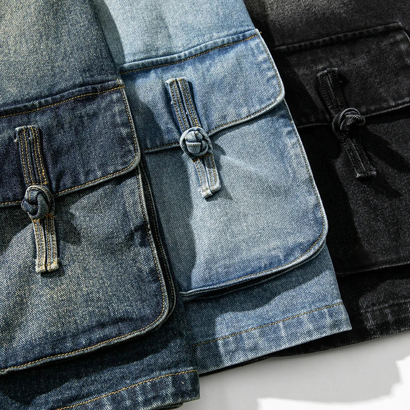 Vinta | Vintage Wash Denim Kimonos For Women 3