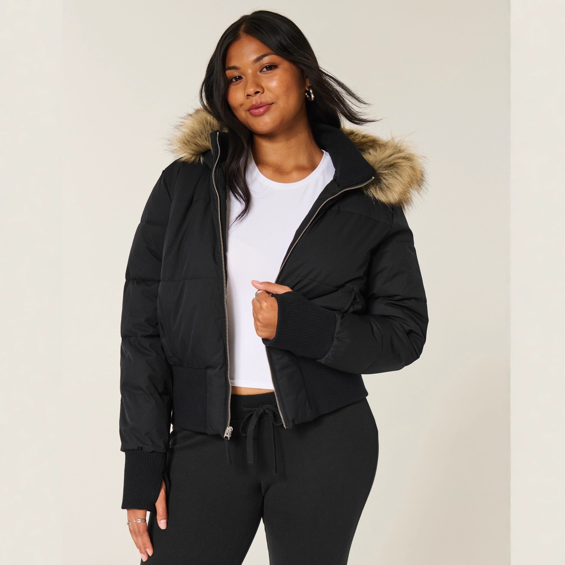Virella | Cropped Quilted Winter Jacket 4