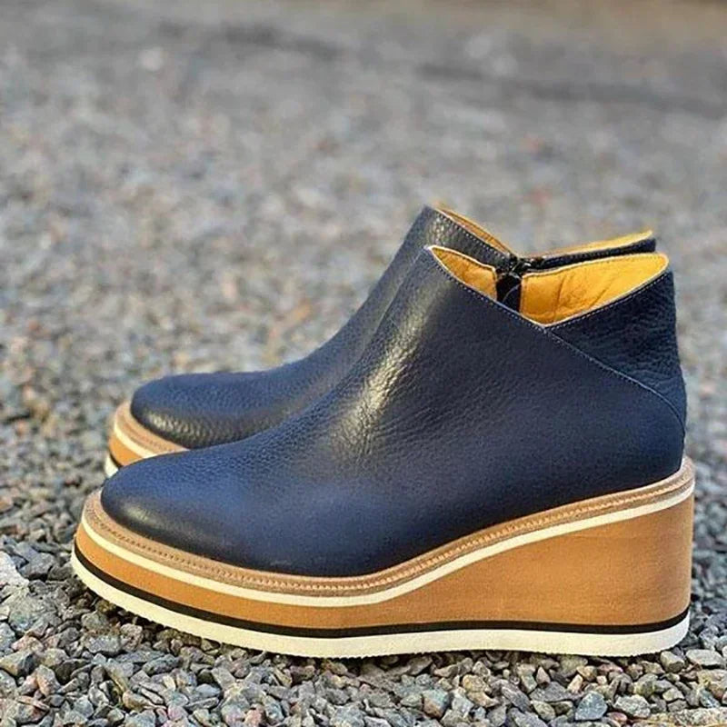 Virella | Platform Black Chelsea Boots 5