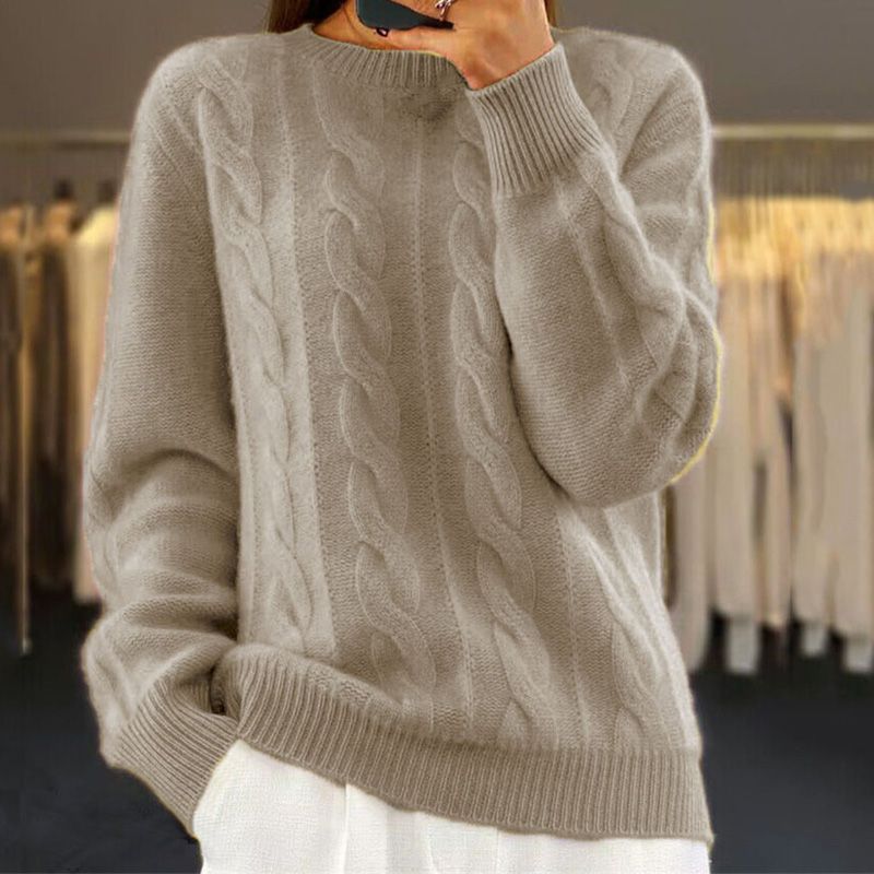 Warm Knitted Sweater for Women| Kristel