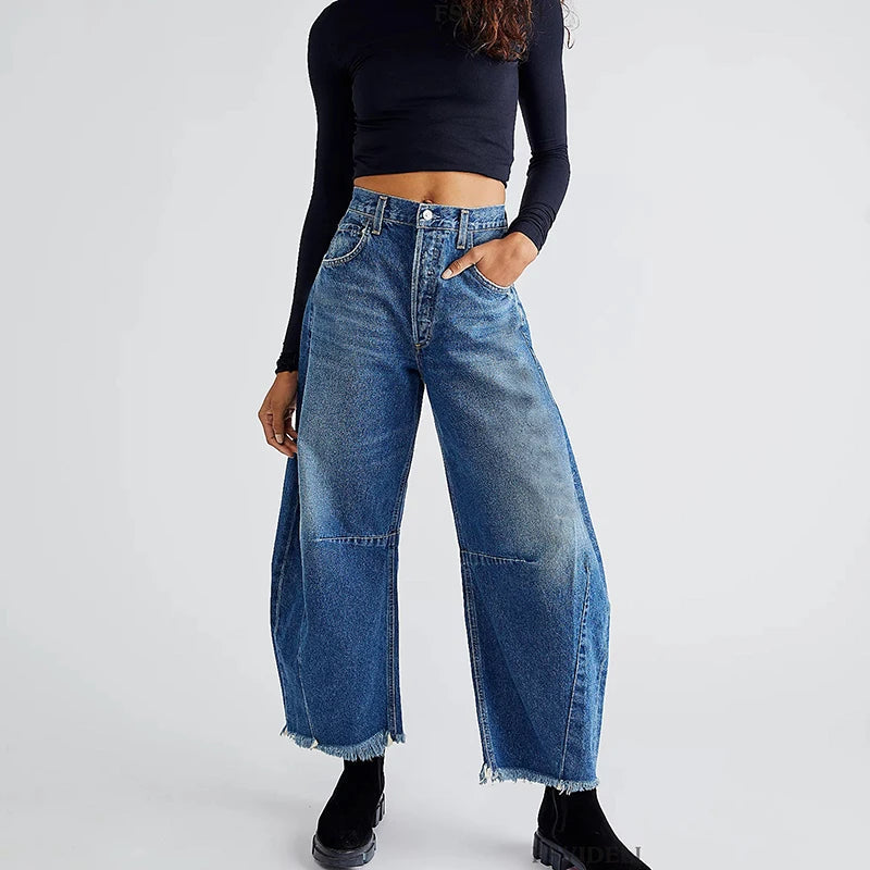Wavex | Organic Cotton High-Waist Baggy Jeans 0