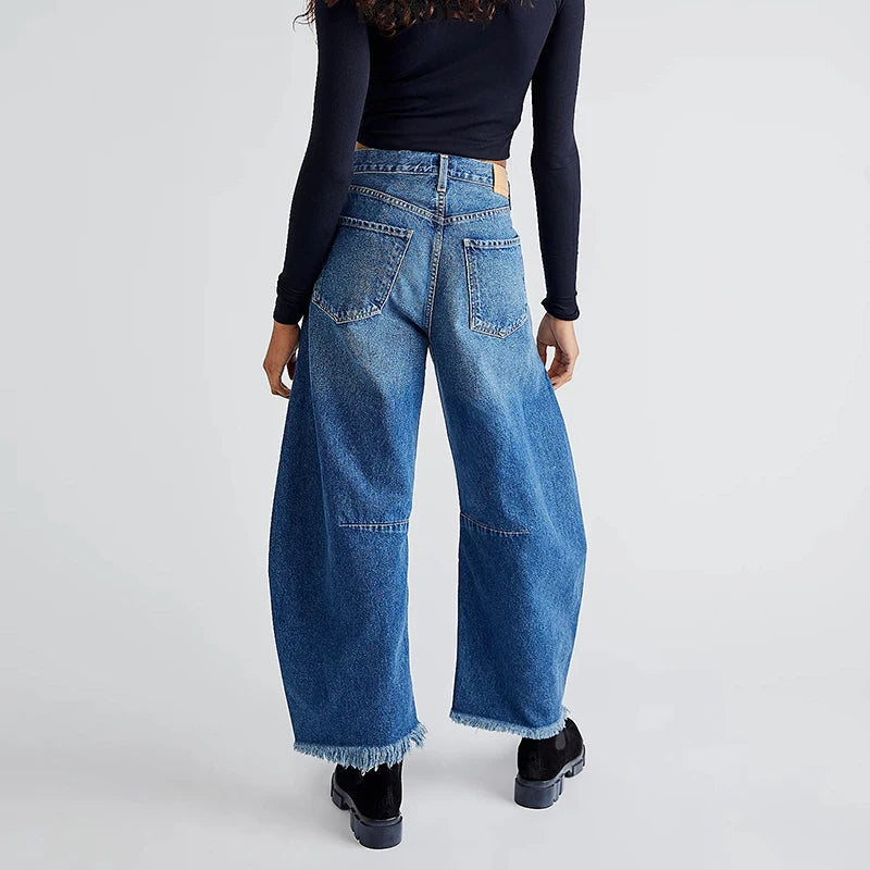 Wavex | Organic Cotton High-Waist Baggy Jeans 1
