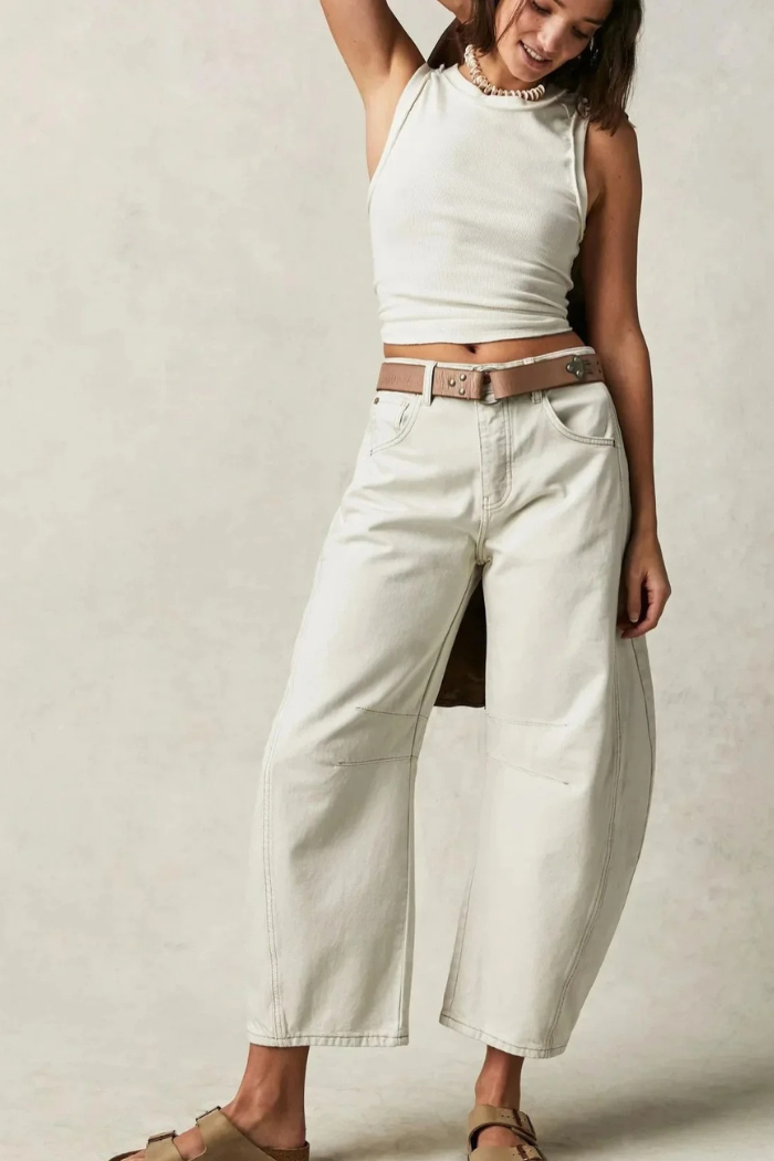 Wide-Leg Barrel Jeans for Women | Iza