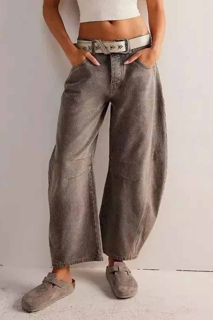 Wide-Leg Barrel Jeans for Women | Iza