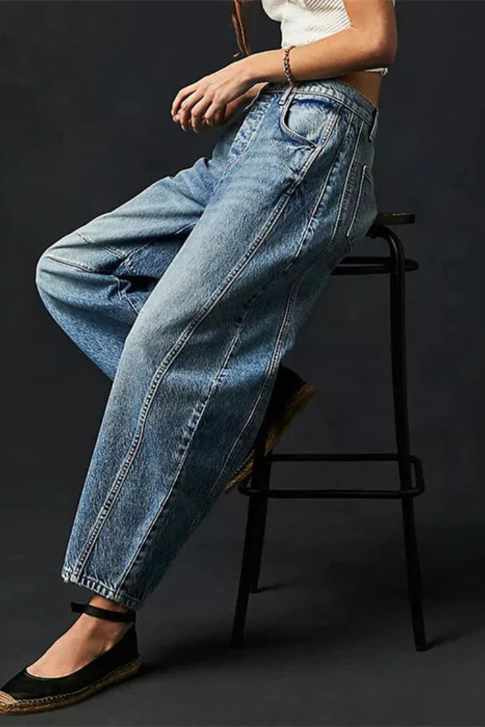 Wide-Leg Barrel Jeans for Women | Iza