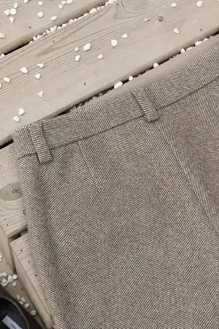 Wool Straight-Leg Trousers for Women | Zariah