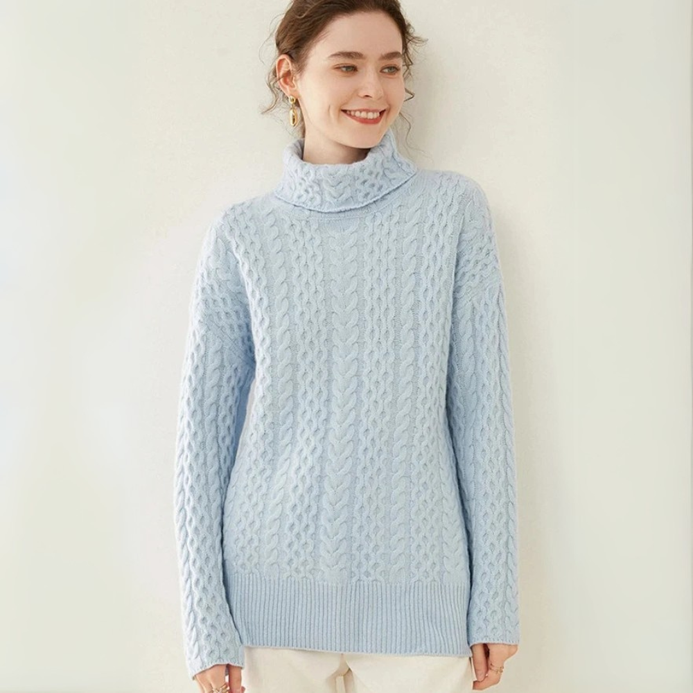 Wool Turtleneck Sweater for Women | Gema