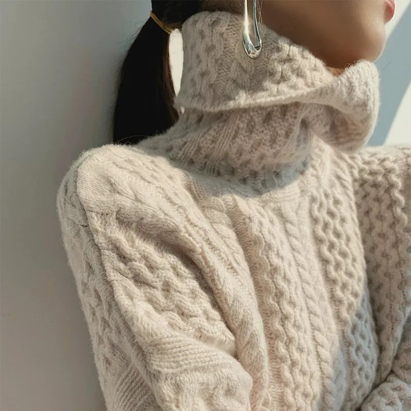 Wool Turtleneck Sweater for Women | Gema