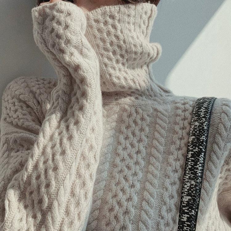 Wool Turtleneck Sweater for Women | Gema
