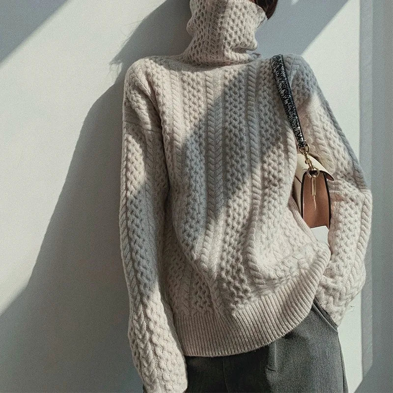 Wool Turtleneck Sweater for Women | Gema