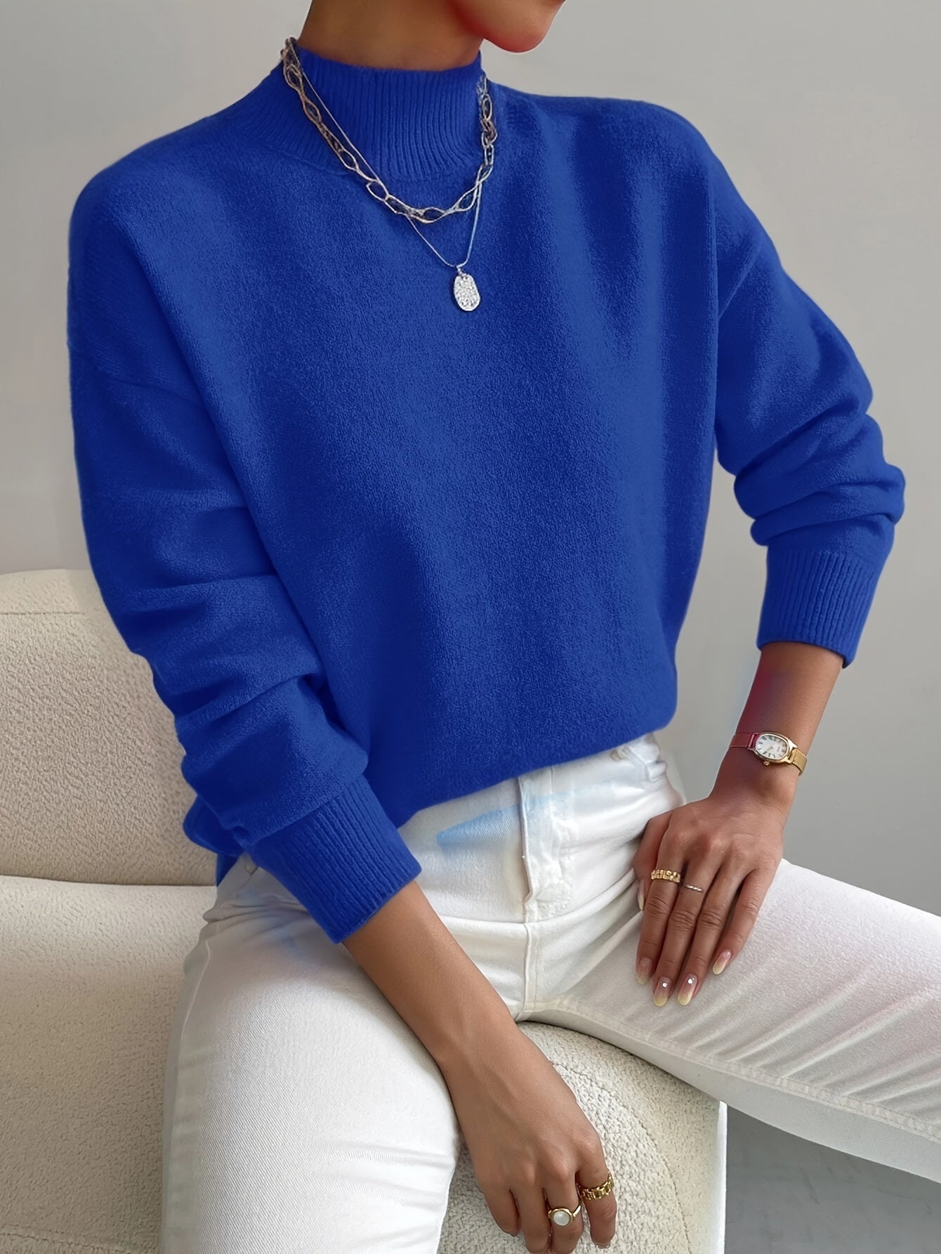 Zelara | Elegant Turtleneck Jumper 8