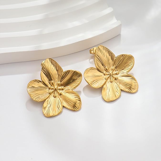Zelara | Floral Statement Earrings 0