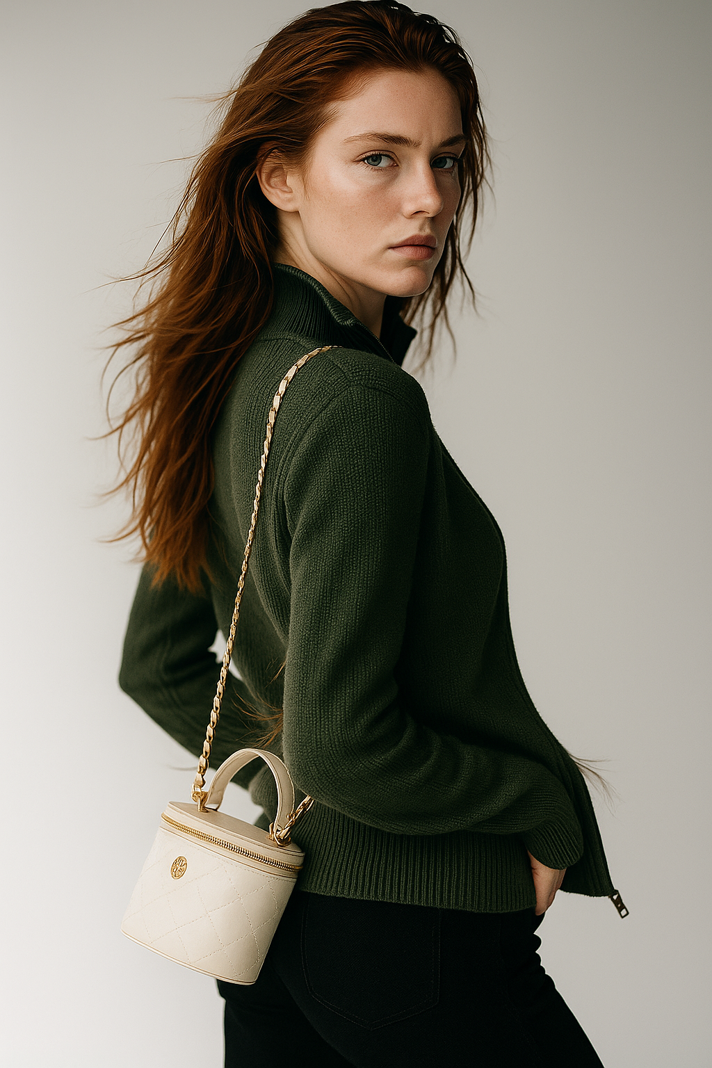 Zelara | Merino Wool Zip Cardigan 8