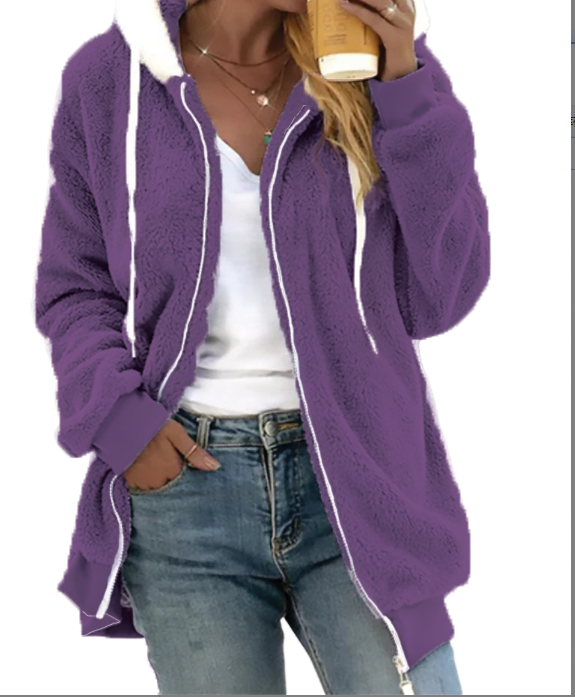 Zelina | Soft Fleece Zip Hoodie 8