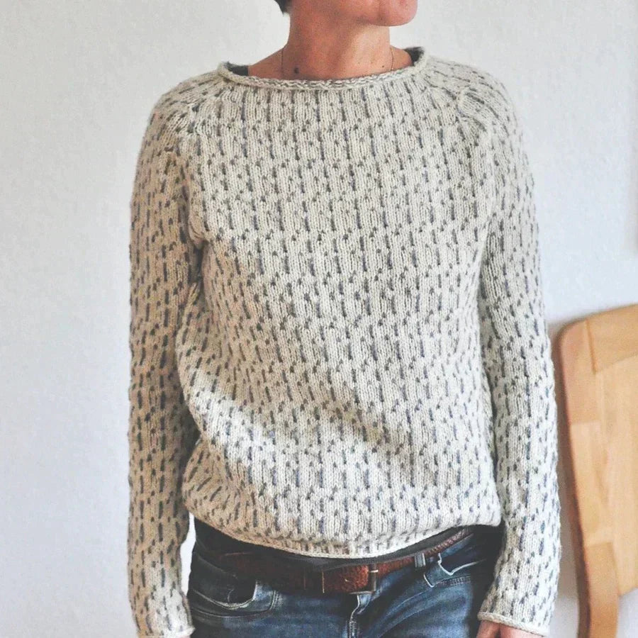 Zelina | Soft Knit Boat Neck Sweater 1