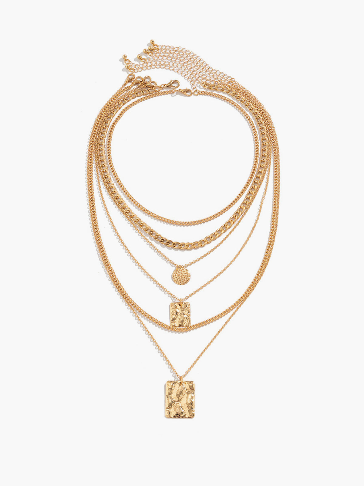 Zelira | Multi Strand Gold Necklace 1