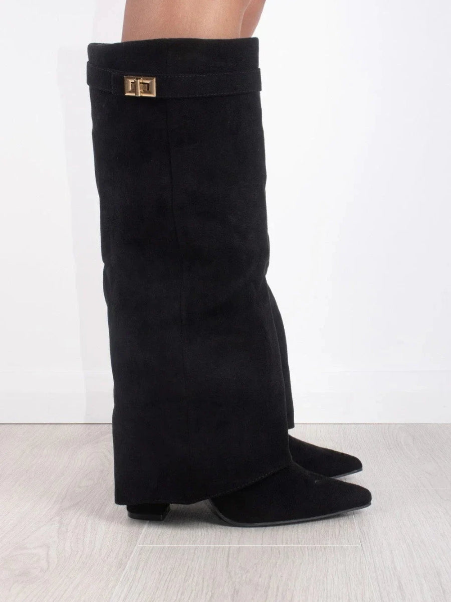 Zylar | Black Knee High Boots 2