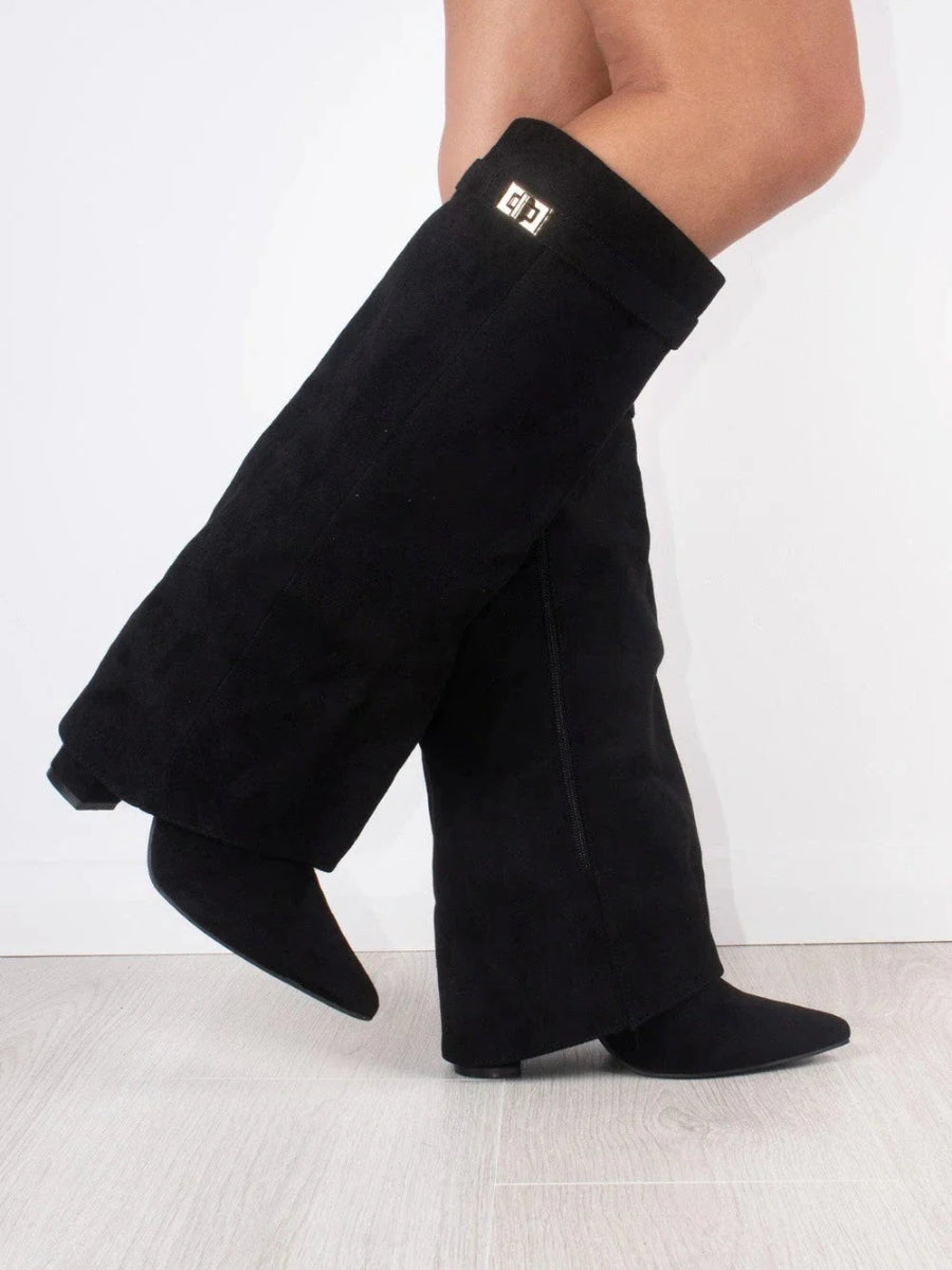 Zylar | Black Knee High Boots 3