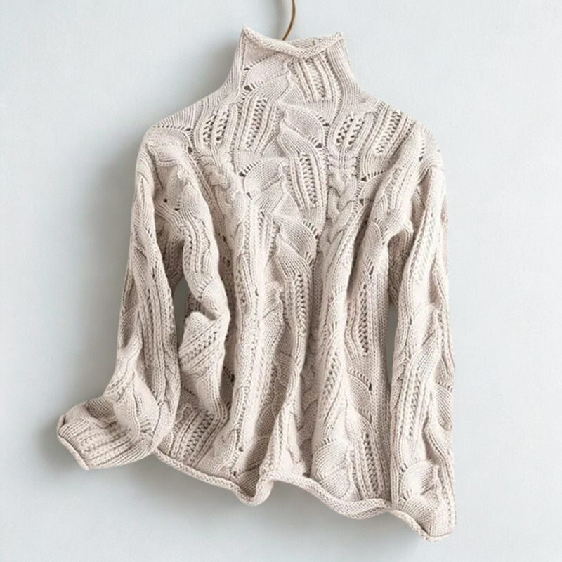 Zylen | Soft Turtleneck Knit Sweater 0